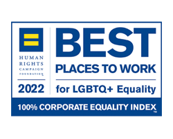 Best Places to work for LGBTQ+ Equality 100% Corporate Equality Index